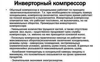 Инверторный компрессор в холодильнике